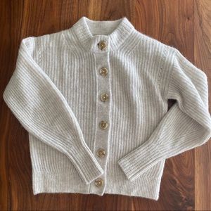 Everlane Cropped Alpaca Cardigan